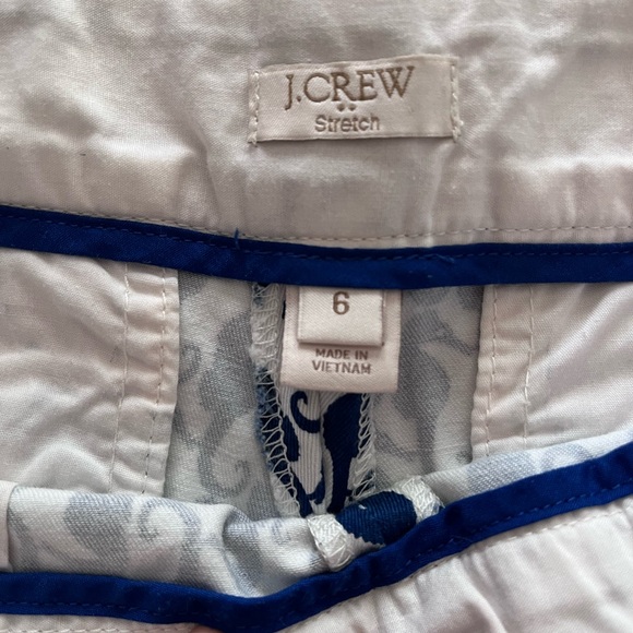J. Crew Chino Short in Seahorse size 6 blue and white - Picture 5 of 10